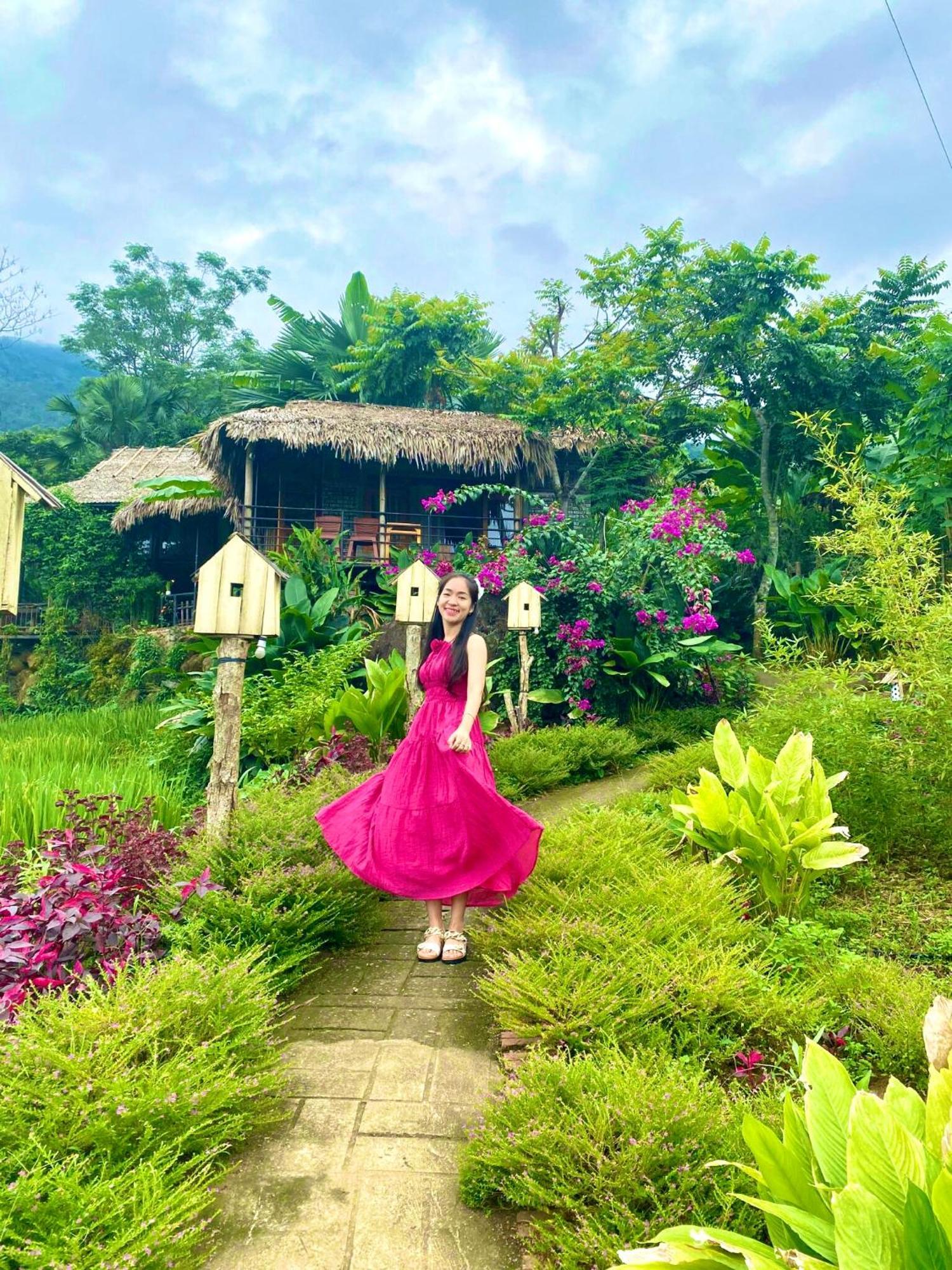Pu Luong Happy Home Huong Ba Thuoc Esterno foto
